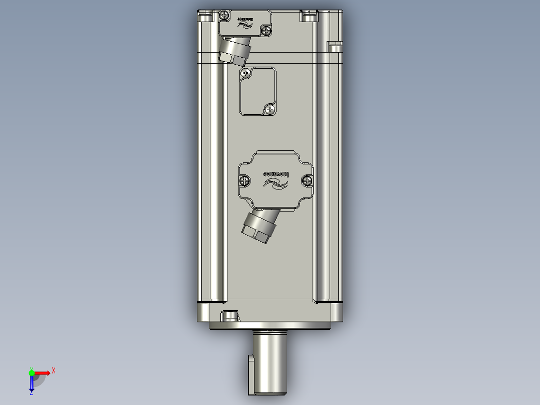 400W刹车MS1H4-40B30CB-A334Z外形图6俯视图