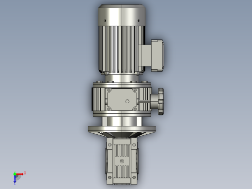 RVMB无级调速蜗轮减速机MB15-Y15-S-NMRV75-30俯视缩略图