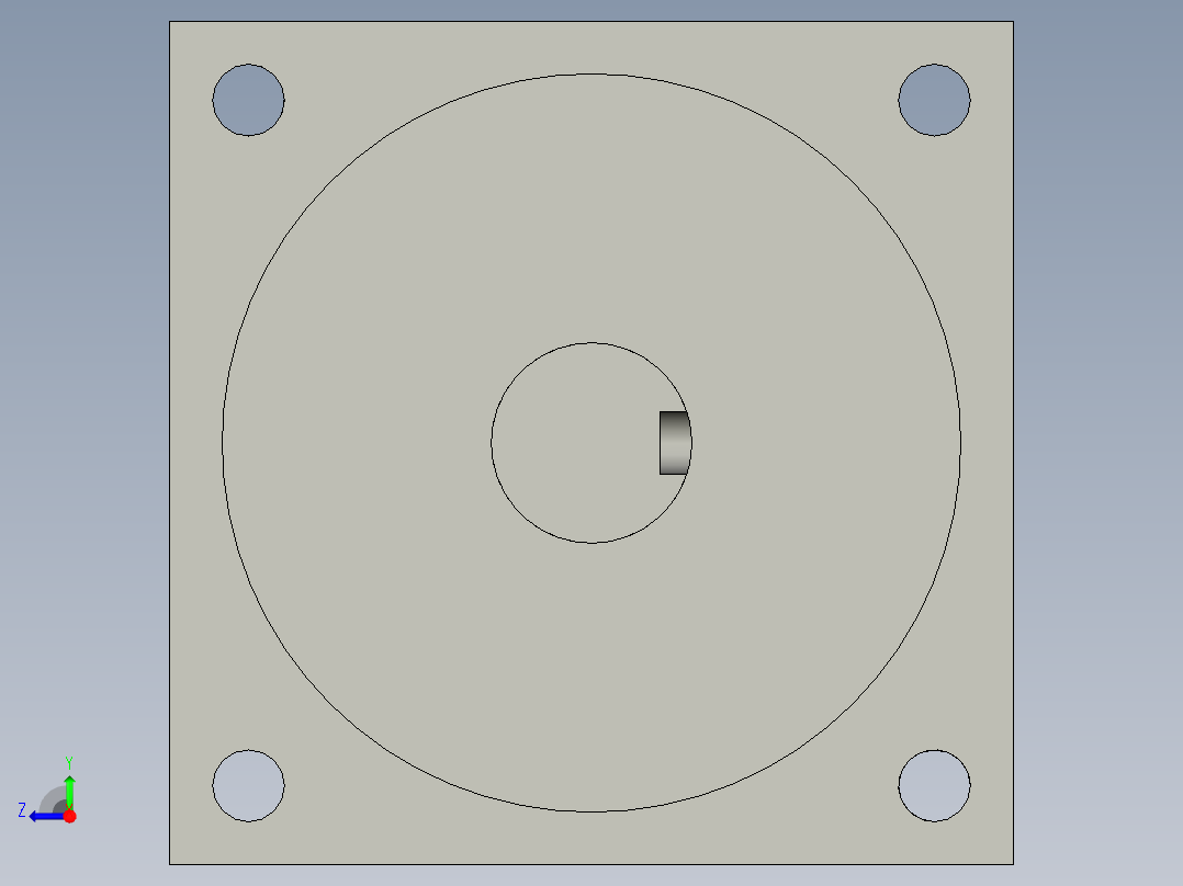 750W伺服电机-ACM2-08008H2F1-E23-65-TC右视图