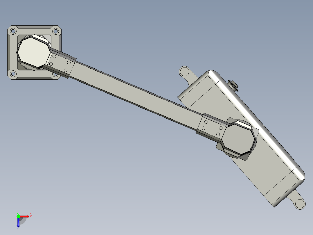 旋转触摸屏俯视图