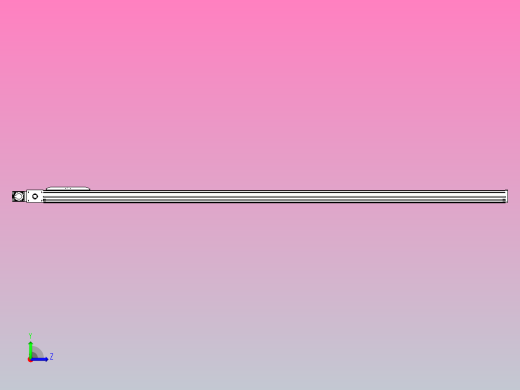 伺服电机集成皮带传动直线执行器TPA-OCB-120-224-L3350-ML-P75-N3左视缩略图