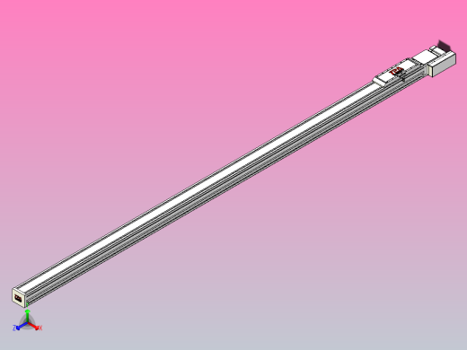 伺服电机集成皮带传动直线执行器TPA-OCB-120-224-L3350-ML-P75-N3正等轴测缩略图