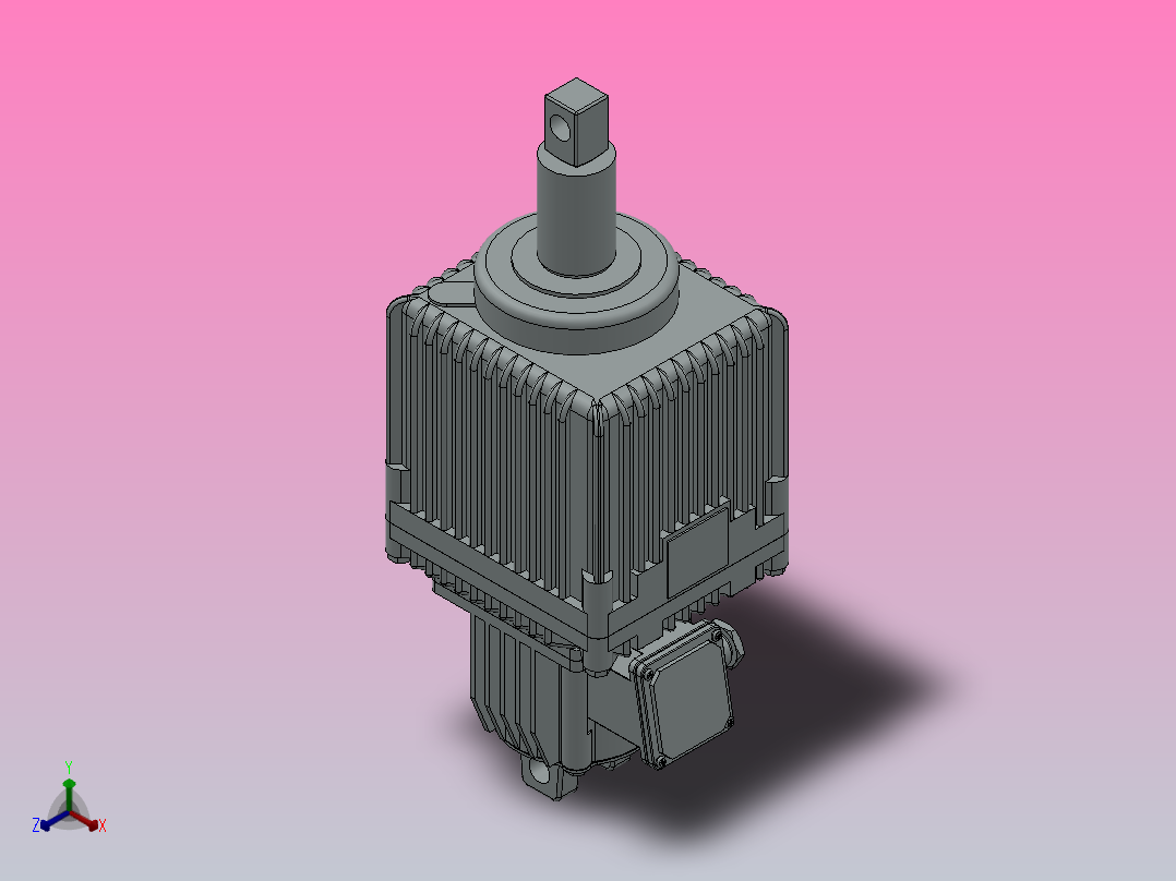 Ed(YTD)1250-60～Ed(YTD)4500-80系列电力液压推动器Ed1250-80 W.UL.DL.C.H.S主视图