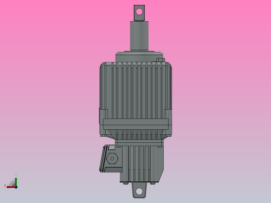 Ed(YTD)1250-60～Ed(YTD)4500-80系列电力液压推动器Ed1250-80 W.UL.DL.C.H.S后视图