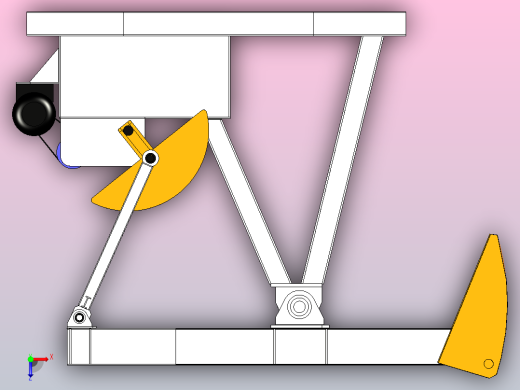 光束泵抽油杆脱离装置用于从地下深处抽取石油俯视缩略图