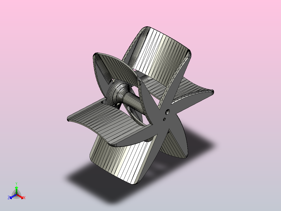 橡胶带动力船主视图