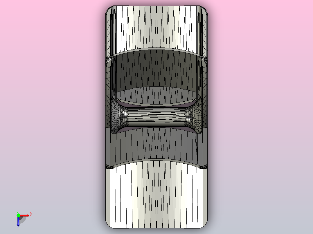 橡胶带动力船俯视图