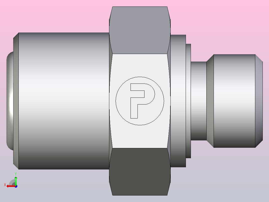 Lok公螺柱连接器4F42EDMLOS后视图