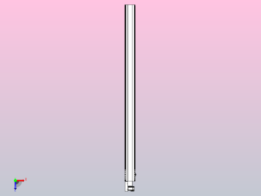 皮带直线轴半封闭可选导轨TPA-HNB-202D-140-L3050-ML-C-P75-N3俯视缩略图