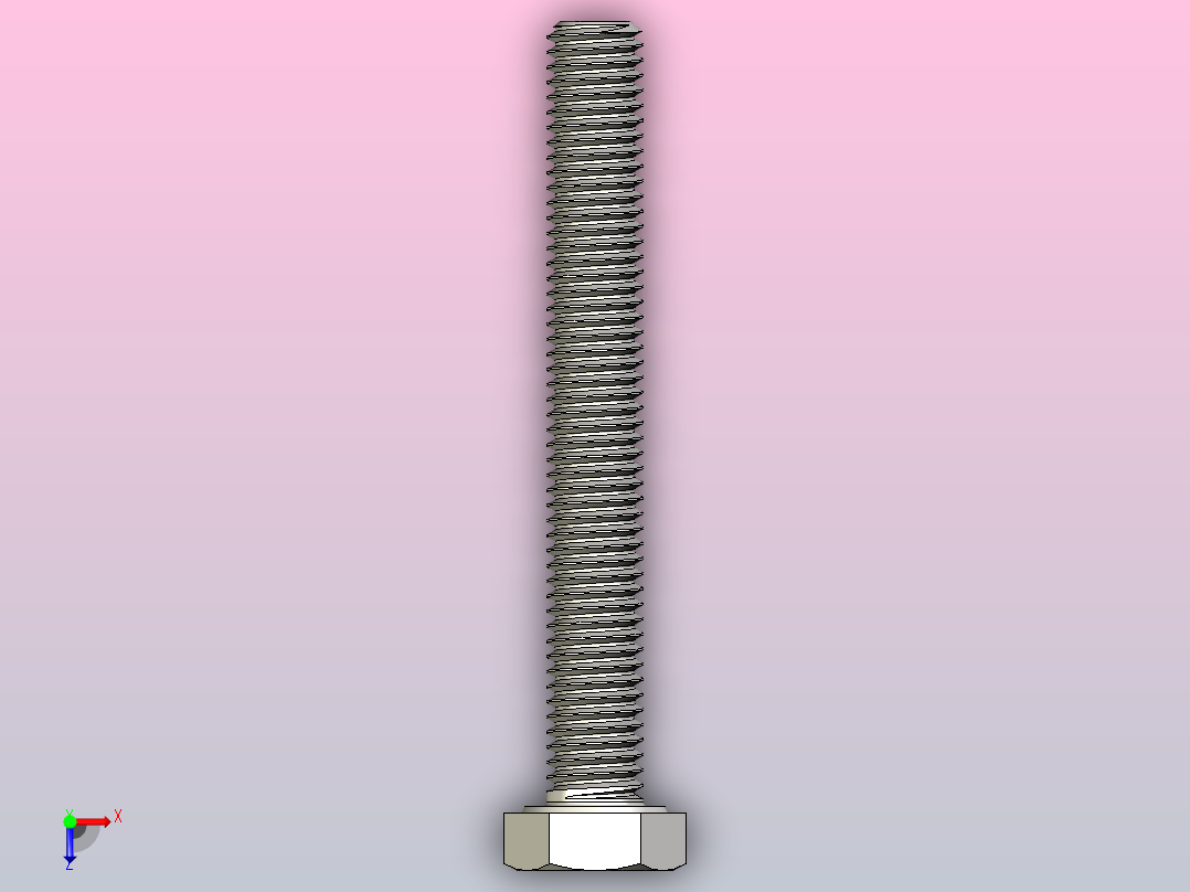 DIN_EN_ISO_4017_M8x65.ipt六角螺栓俯视图