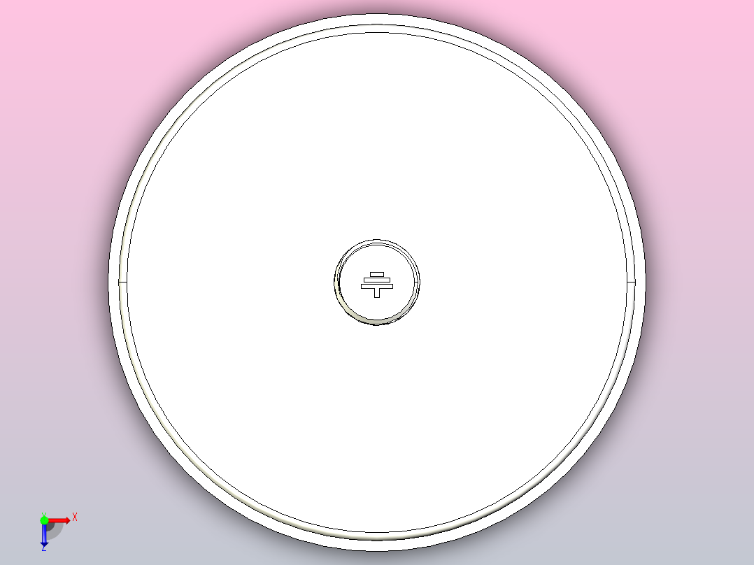 NWC6(0.4～0.45)-22～25自愈式低电压并联电容器三维模型202202俯视图