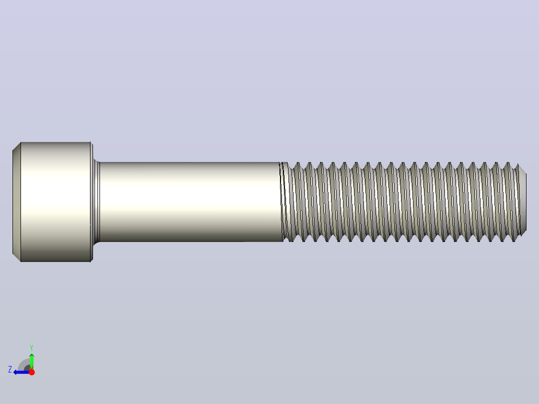 DIN_EN_ISO_4762_M12x65.ipt内六角螺钉右视图