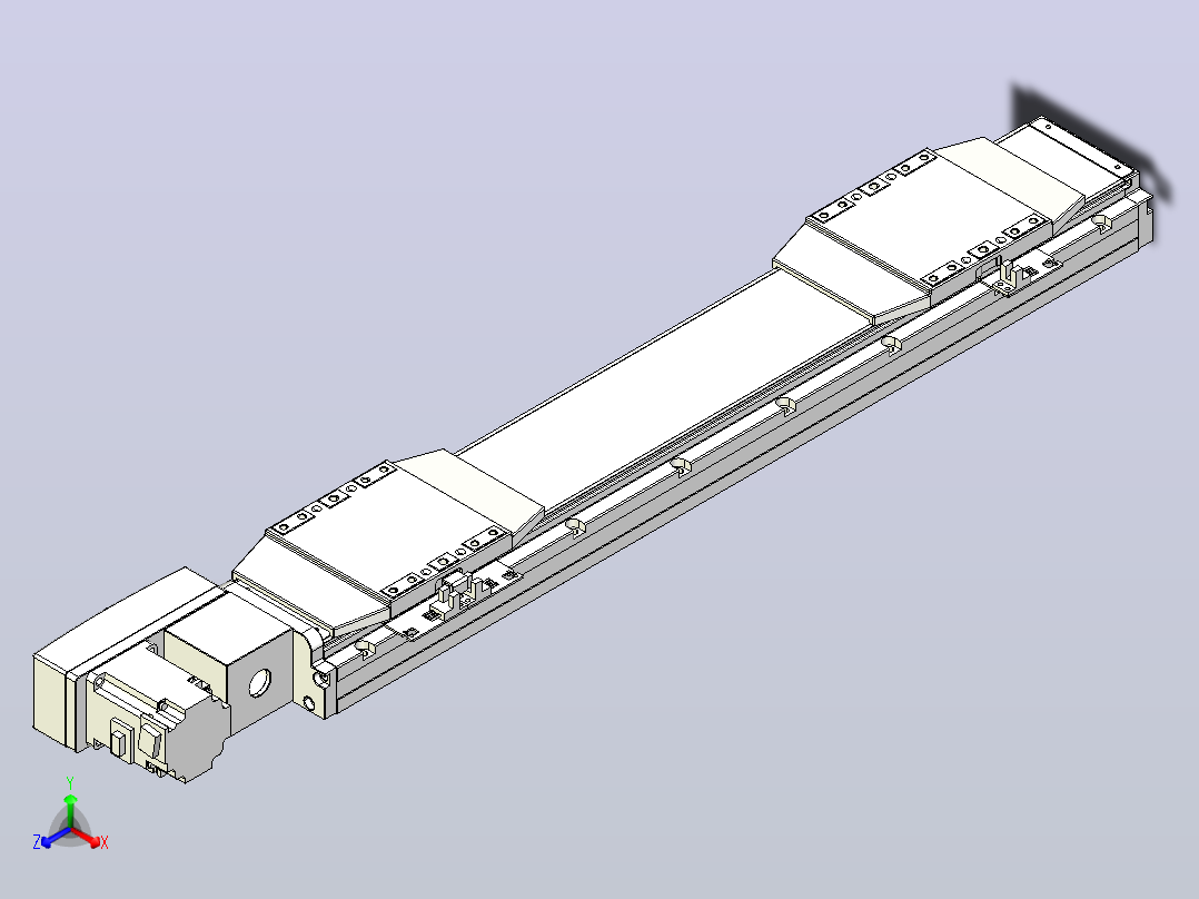 皮带直线轴双滑块型TPA-GCBS-120-P70-L150-QL-M20-N3主视图