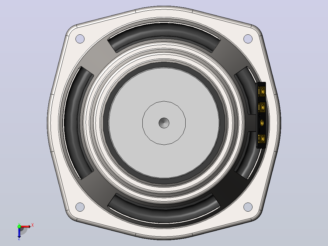扬声器01俯视图