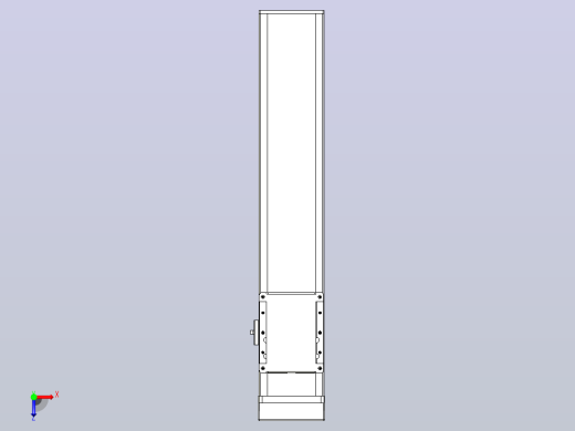 滚珠丝杠直线轴带导轨全封闭TPA-HCR-105D-1610C-L400-MP-Y-P40-N3俯视缩略图