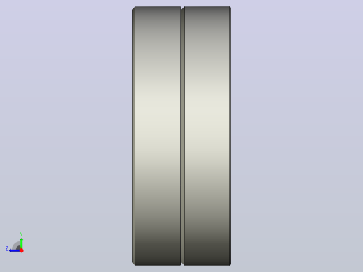 GB-T292_B_DT-1994 滚动轴承角接触球轴承右视缩略图