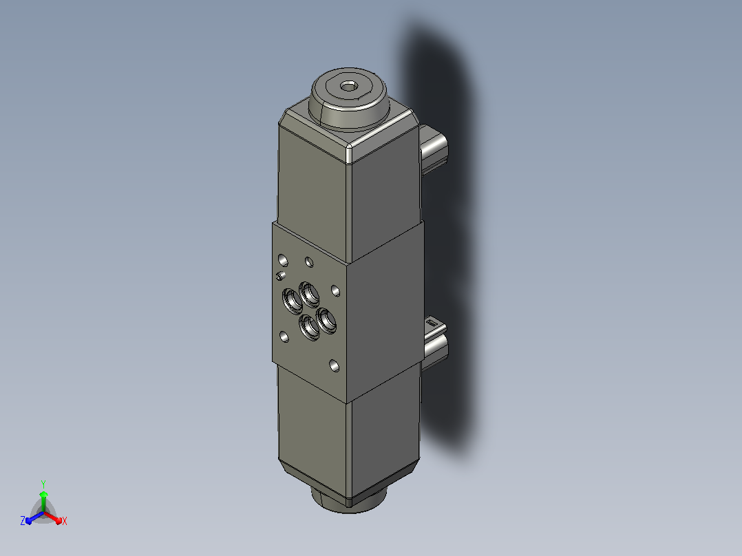 伊顿液压元件dg4v-3-c-kup5-60-dc-rock主视图