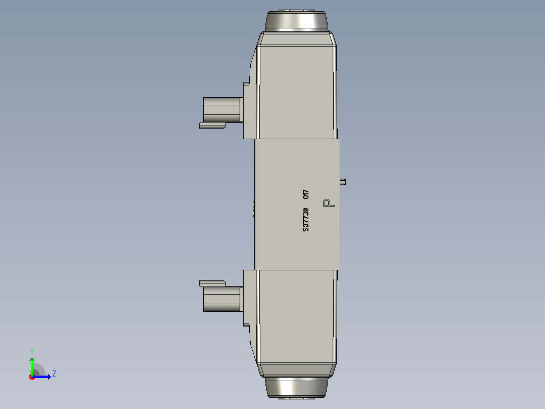 伊顿液压元件dg4v-3-c-kup5-60-dc-rock左视图