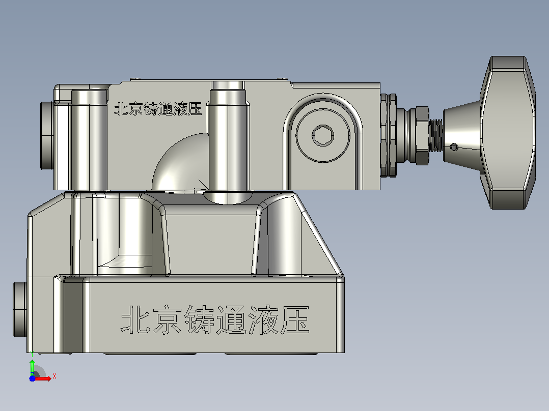 DB╱DBW先导溢流阀（30系列）-管式连接[DB20-1]前视图