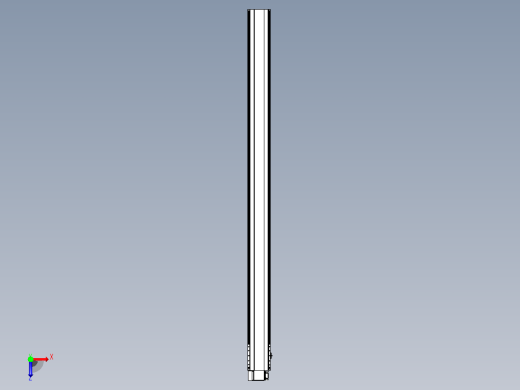 皮带直线轴半封闭可选导轨TPA-HNB-202D-140-L2850-LP-Y-P75-N3俯视缩略图