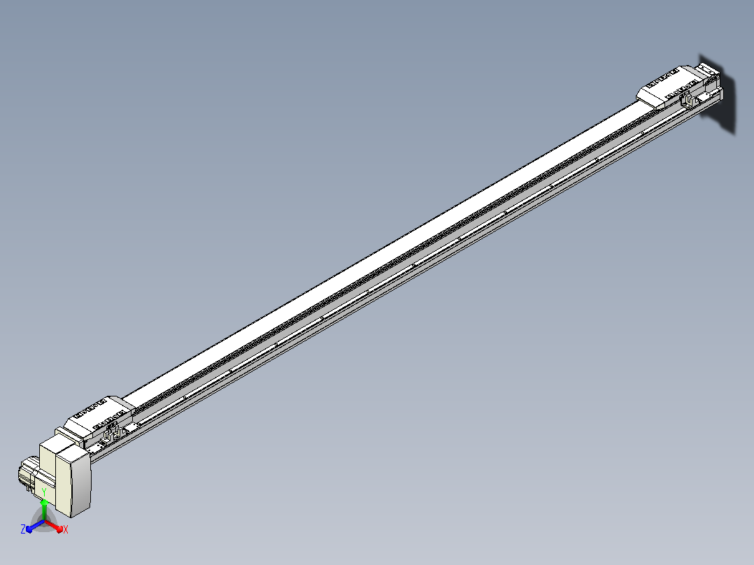 皮带直线轴双滑块型TPA-GCBS-50-P42-L550-RP-M10-N3主视图