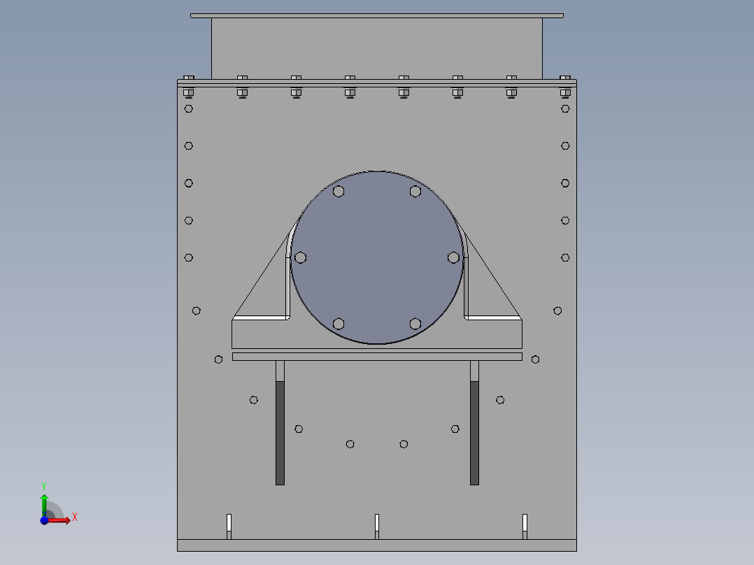 螺旋输送机前视图