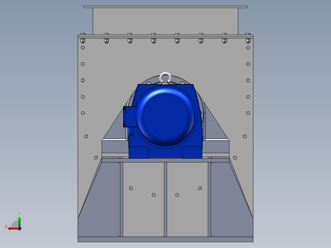 螺旋输送机后视图