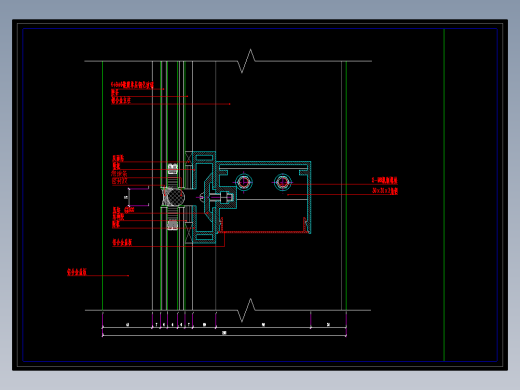 玻璃幕墙节点图9