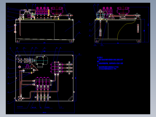 液压泵站总图