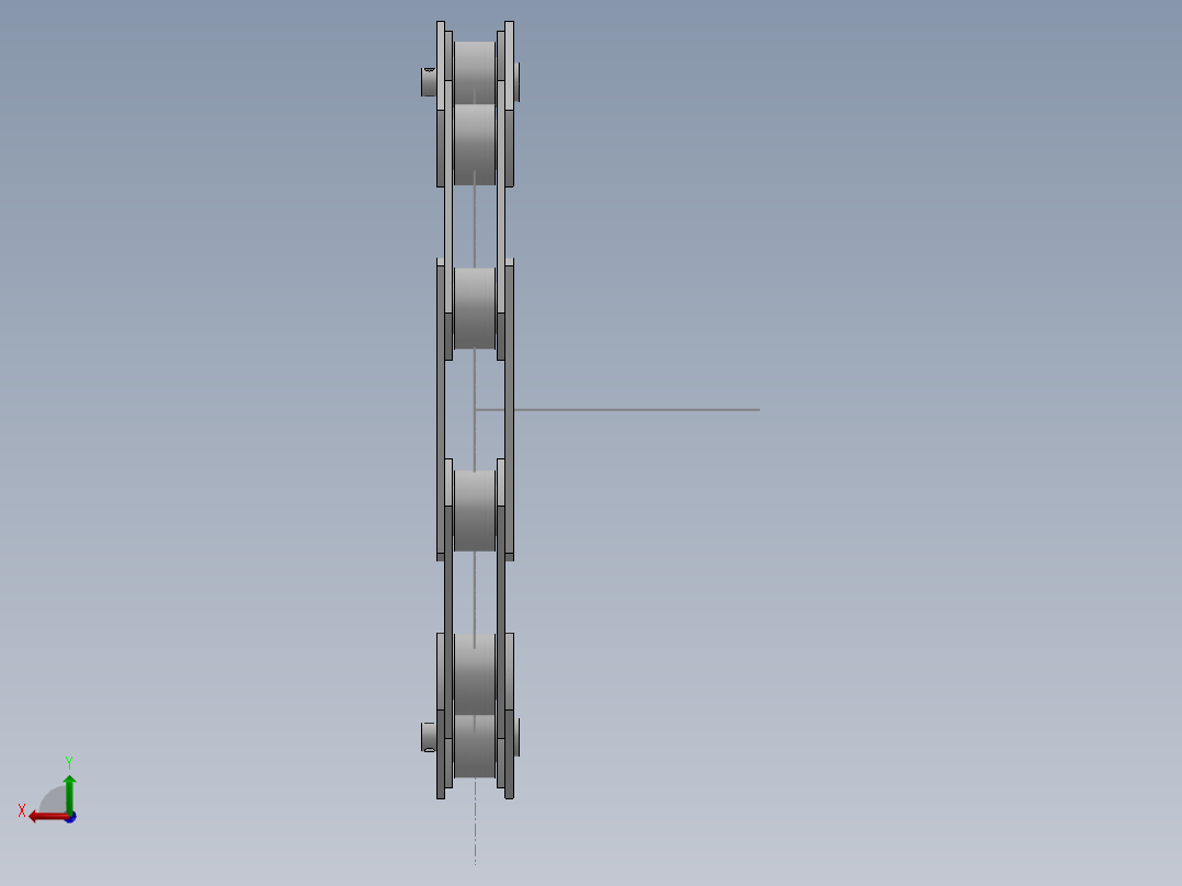 输送链P100后视图