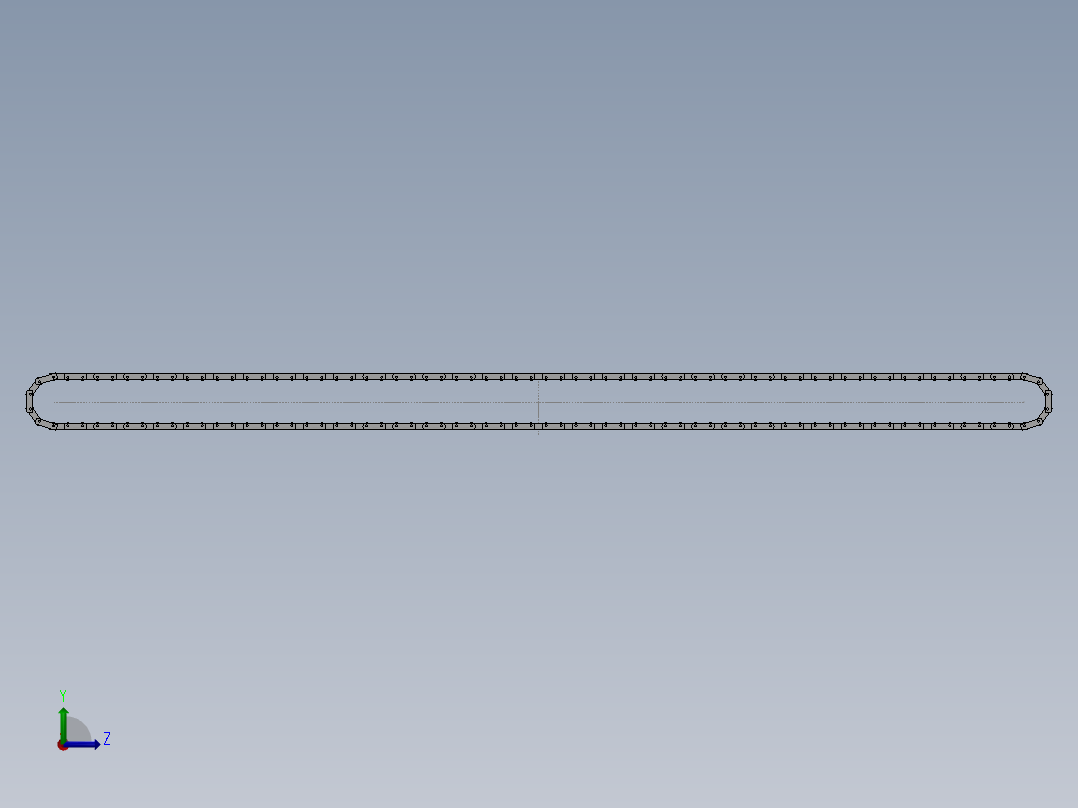 输送链P100左视图