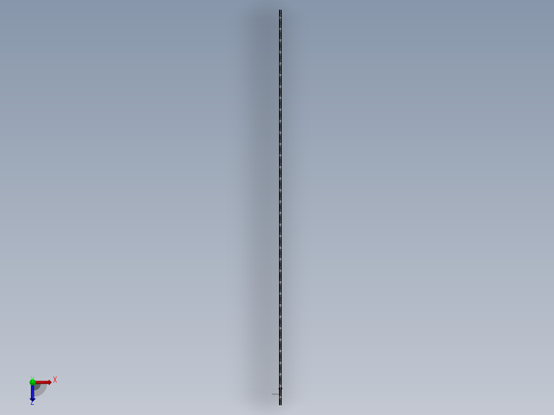 输送链P100俯视图