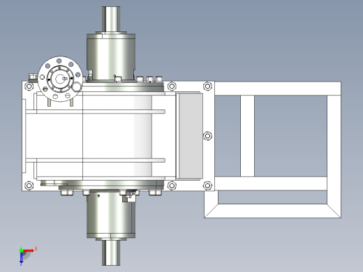 横流式涡轮机俯视缩略图