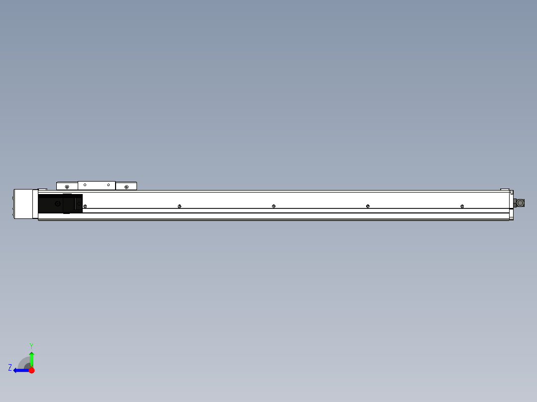 Toyo东佑达直线模组-ECH12-750-BL-100W右视图