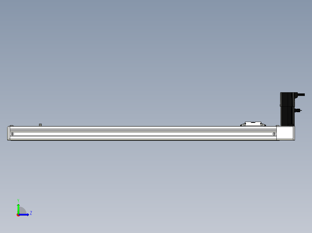Toyo东佑达直线模组-ETB5-600-BW-M10左视图