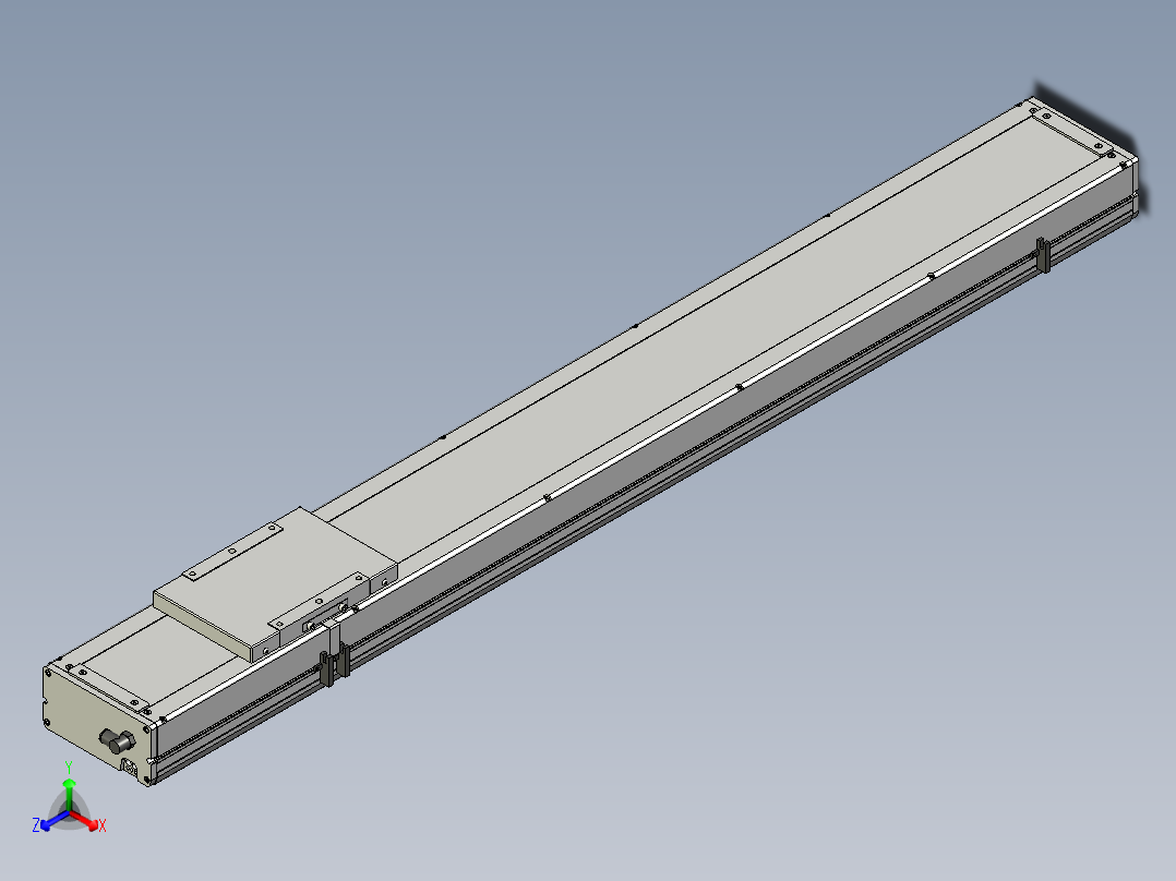 Toyo东佑达直线模组-ECH17-1100-M-400W主视图