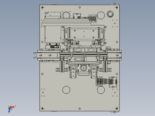 电池极片顶升整形读码机俯视缩略图