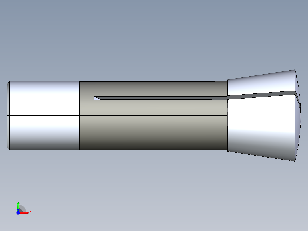 R8-夹头组-R8 COLLET 0.187.STEP前视图