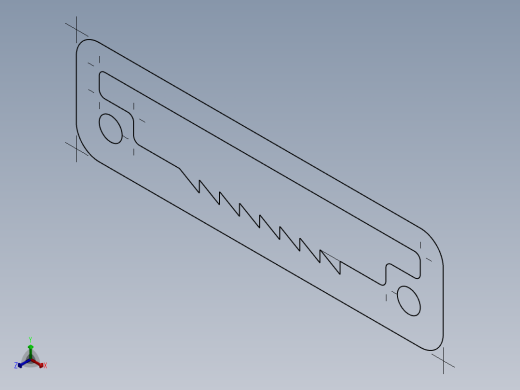 SW建模练习题-exercise 55正等轴测缩略图