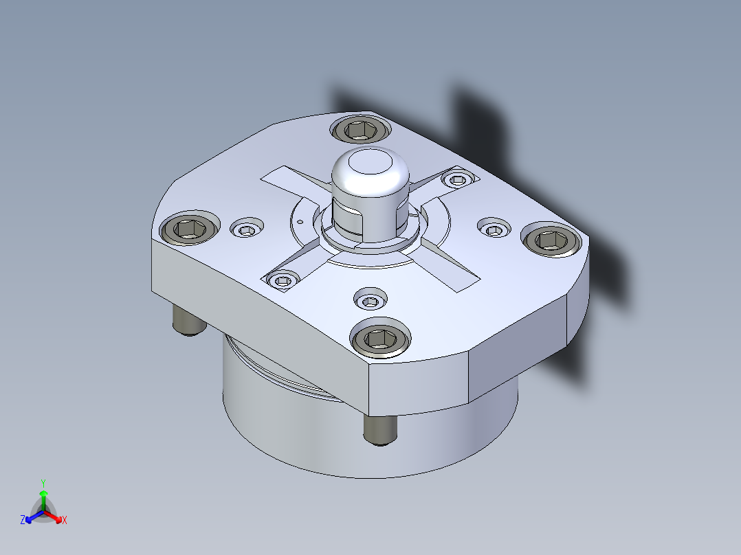 KOSMEKSFK3140-G多系列多零件图纸模型主视图