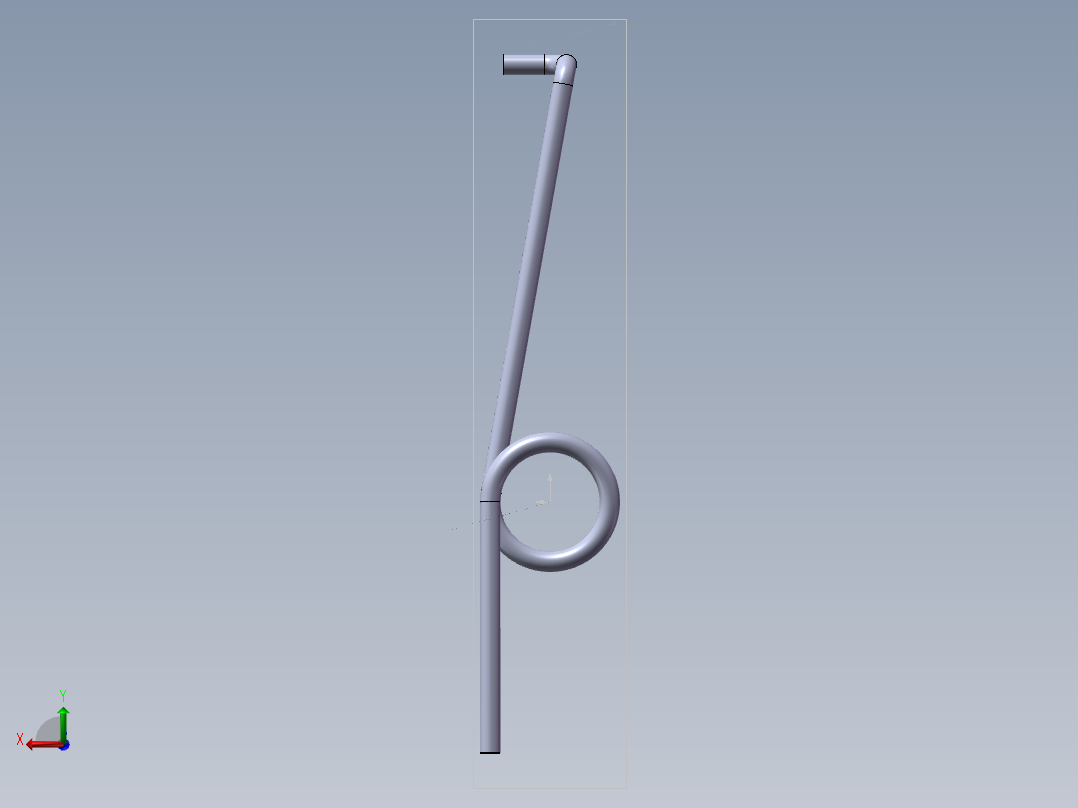 扭转弹簧左后视图