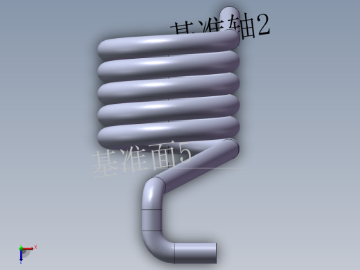 扭转弹簧左俯视缩略图