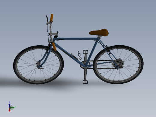 53---比赛专用的单车设计模型sw2010三维图纸模型设计图纸