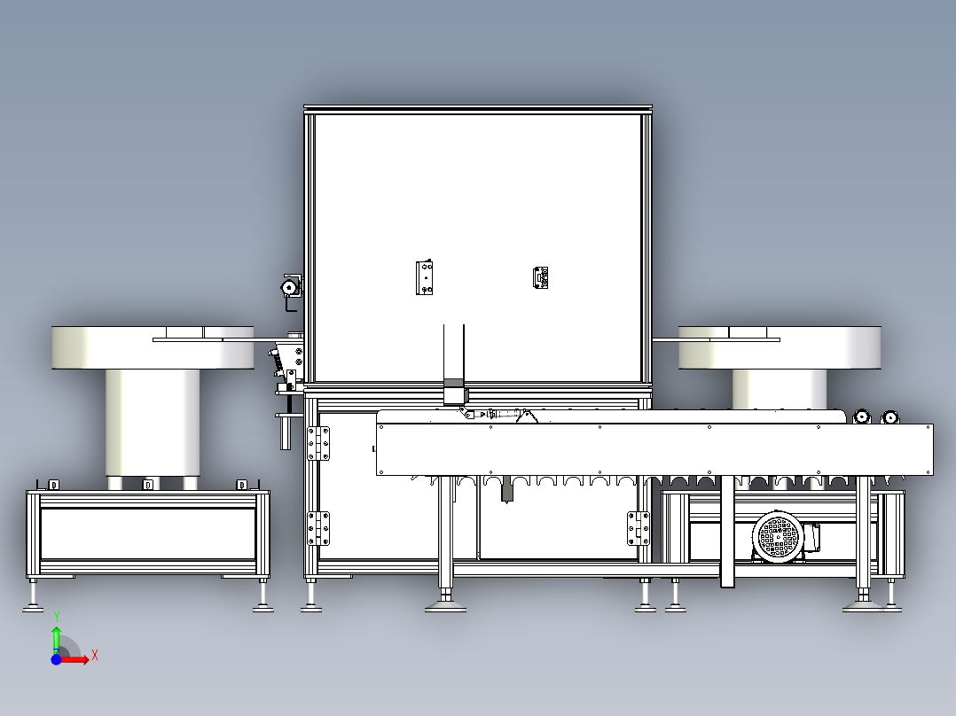 机滤转盘装配机前视图