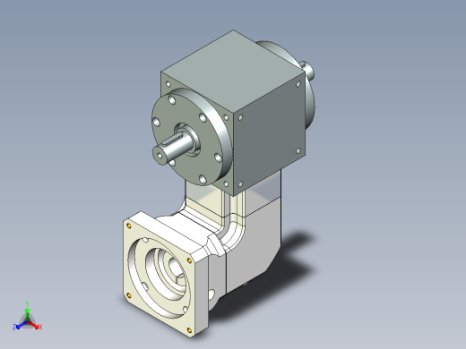 换向器PW110双轴 ZPGH90-L1 24-95-130-M6.stp正等轴测缩略图