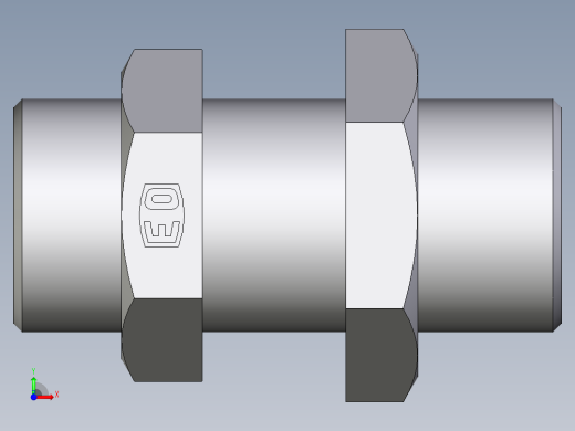 卡套式工业通用硬管接头EO_Bulkhead_union_SV18LOMDCF前视缩略图