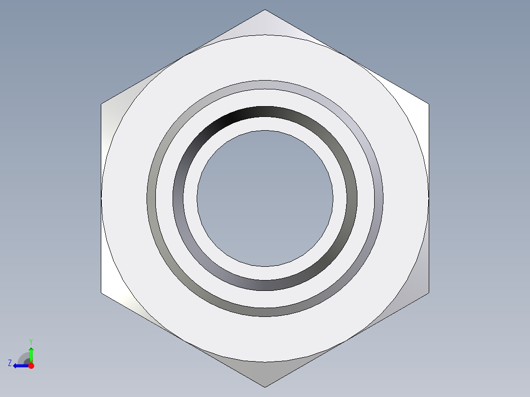 卡套式工业通用硬管接头EO_Bulkhead_union_SV18LOMDCF右视图