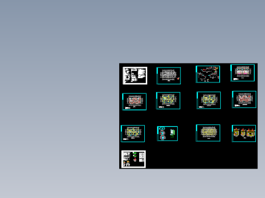 【5层】全套住宅楼设计（2546平，含计算书，建筑图，结构图）
