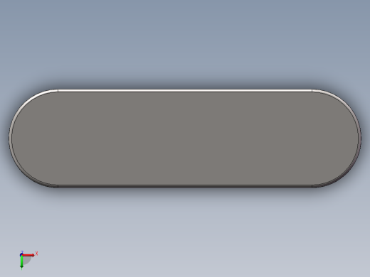 GB╱T 1564-2003[普通A型楔键键 14×9×50]俯视缩略图