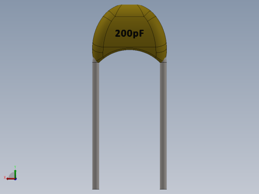 电容器 二极管 电阻器-Capacitor Ceramic 221 200pF后视缩略图